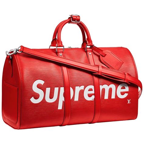 supreme lv bag price|supreme Lv duffle bag.